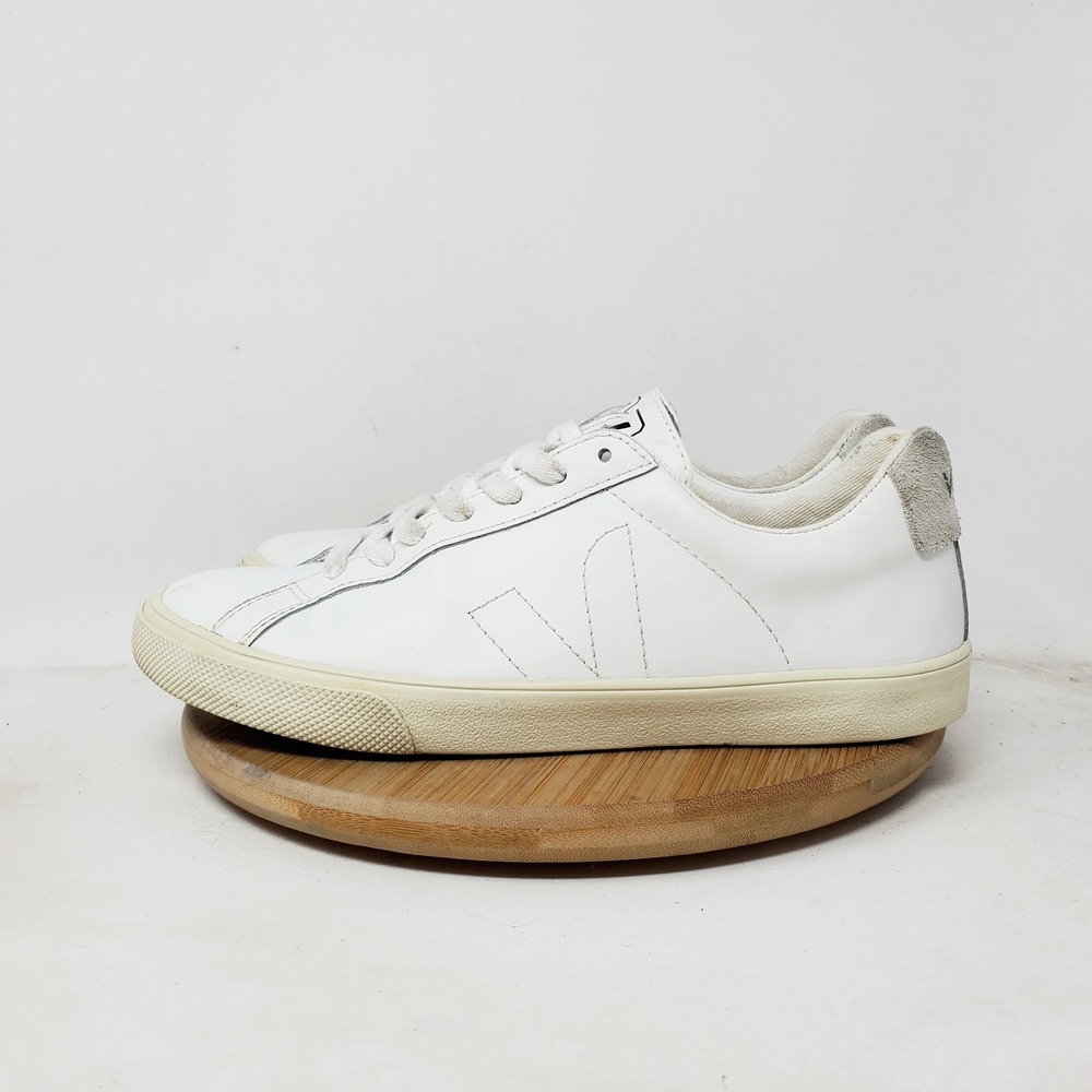 VEJA Esplar Shoes Womens 7 White Low Top Lace Up‎ Retro Sneaker